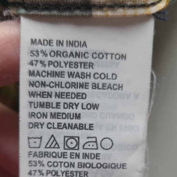 LG prAna Breathe Men’s Organic Cotton Blend Plaid S/S Shirt - Picture 6 of 9